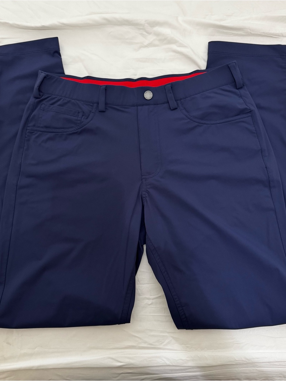 Navy Performance Stretch Pants